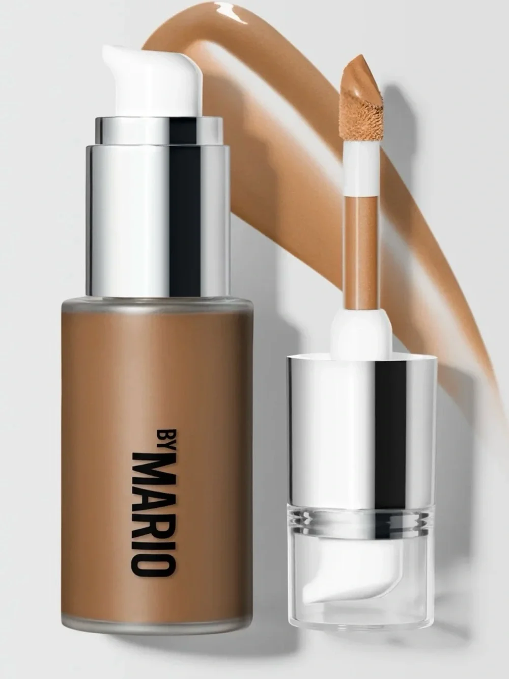 NIB Makeup by Mario SoftSculpt Bronzing and Sculpting Serum Full SZ Light Medium